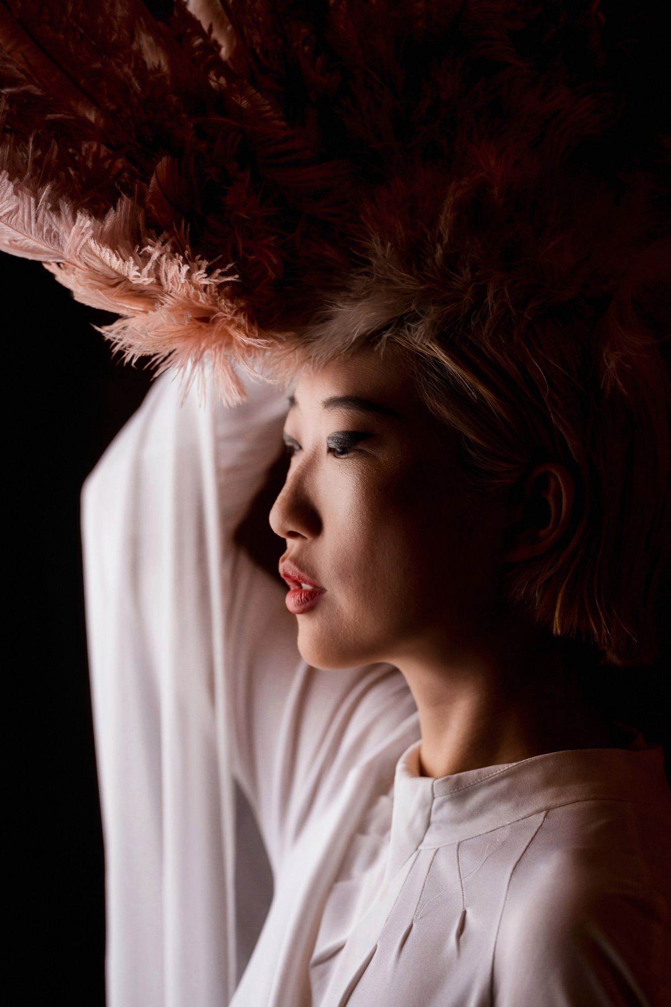 Editorial portrait of Xin Ge Liu by Nicco Leone